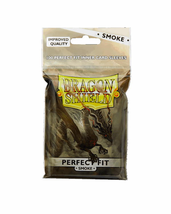 Dragon Shield - Smoke Perfect Fit Standard Size Sleeves