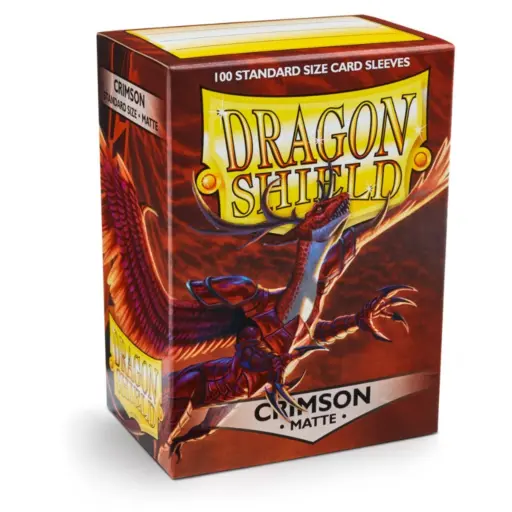 Dragon Shield Standard Sleeves Matte Crimson (100 Sleeves)