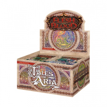 Flesh and Blood Tales of Aria Unlimited Booster Display