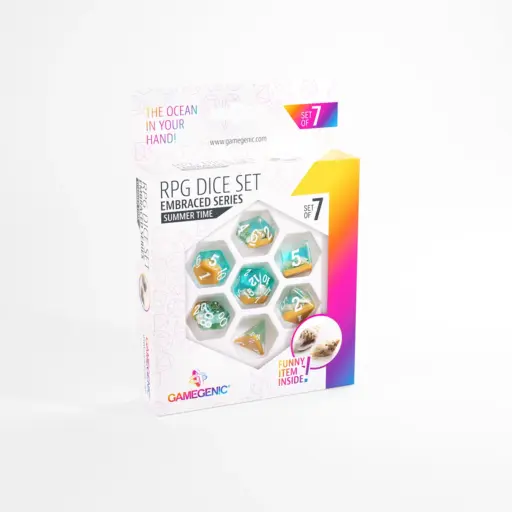 Gamegenic - Embraced Series - Summer Time - RPG Dice Set (7pcs)