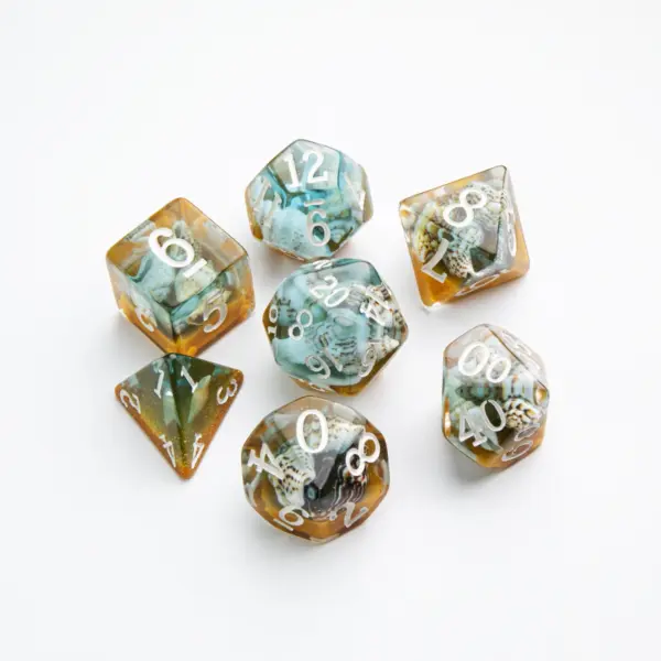Gamegenic - Embraced Series - Summer Time - Rpg Dice Set (7Pcs)