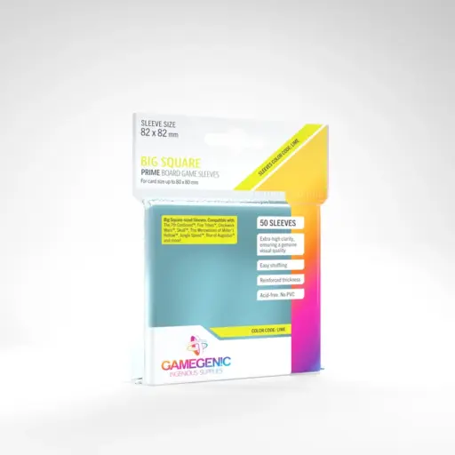 Gamegenic - Big Square Prime BG Sleeves 82 x 82 mm (50)