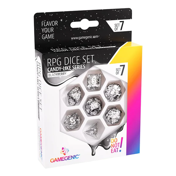 Gamegenic - Candy-Like Series - Blackberry - RPG Dice Set (7PCS)