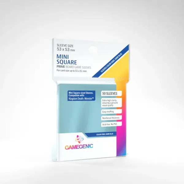 Gamegenic - Mini Square Prime BG Sleeves 53 x 53 mm (50)