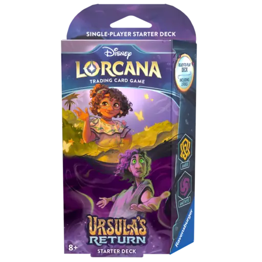 Lorcana TCG: Ursula's Return Starter Deck - Amber and Amethyst - EN