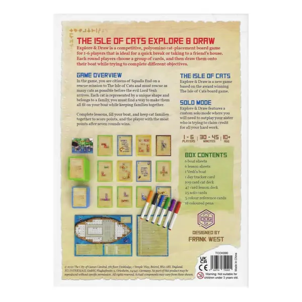 The Isle Of Cats Explore And Draw