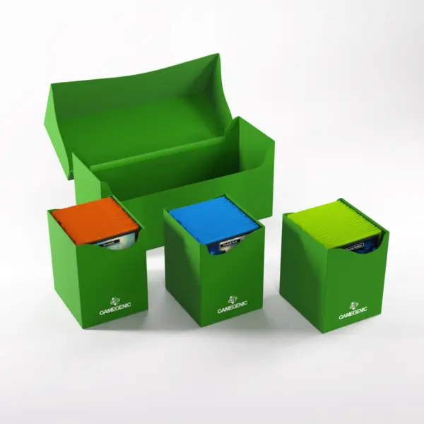 Gamegenic - Triple Deck Holder 300+ XL Green