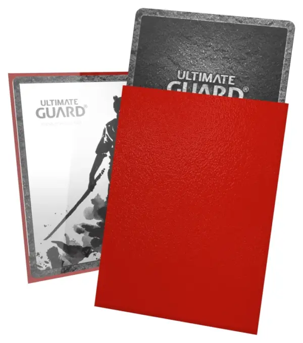 Ultimate Guard Katana Sleeves Standard Size (100) - Red