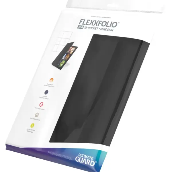 Ultimate Guard Flexxfolio 360 18-Pocket Xenoskin - Black