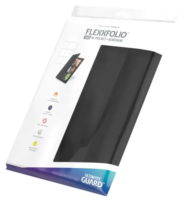 Ultimate Guard Flexxfolio 360 18-Pocket Xenoskin - Black