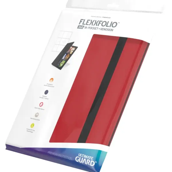 Ultimate Guard Flexxfolio 360 18-Pocket Xenoskin - Red