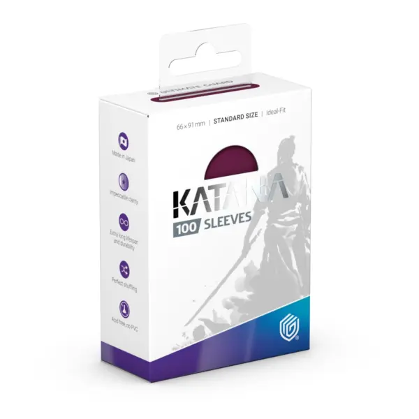 Ultimate Guard Katana Sleeves Standard Size  (100) - Radiant Plum