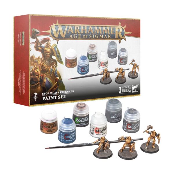 Warhammer Age of Sigmar - Stormcast Eternals + Paint Set (60-10)