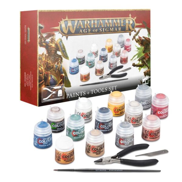 Warhammer Age of Sigmar - Paints + Tools Set (80-17)