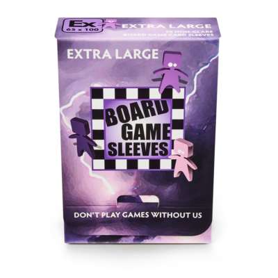 Board Game Sleeves - Extra Large (65X100mm) - Non-Glare - 50