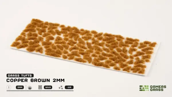 Gamers Grass Copper Brown 2mm