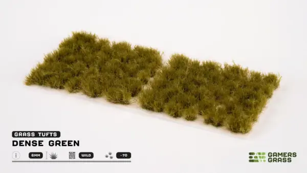 Gamers Grass Dense Green 6mm Wild