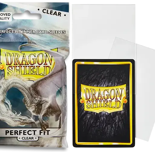 Dragon Shield - Clear Perfect Fit Standard Size Sleeves (Toploading)