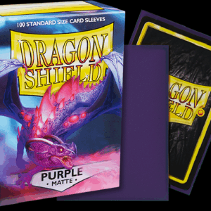 Dragon Shield Standard Matte Sleeves - Blood Red (100 Sleeves)