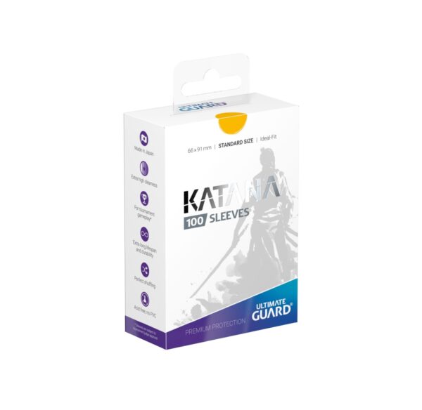 Ultimate Guard Katana Sleeves Standard Size (100) – Yellow