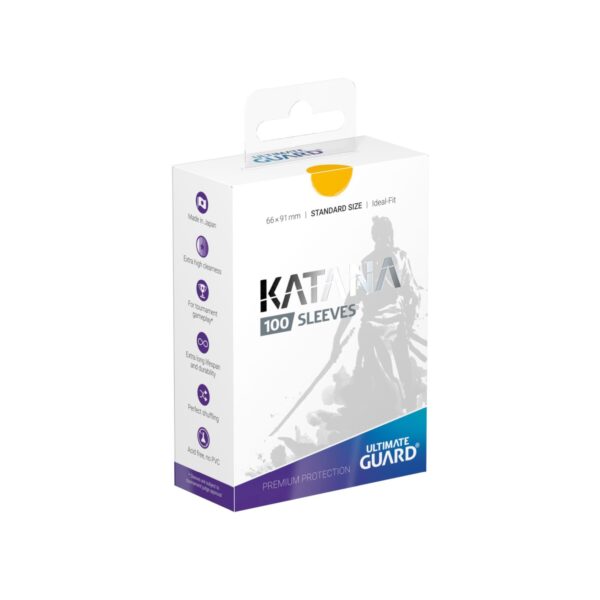 Ultimate Guard Katana Sleeves Standard Size (100) – Yellow