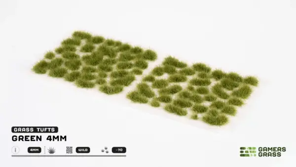Gamers Grass Green 4mm Wild
