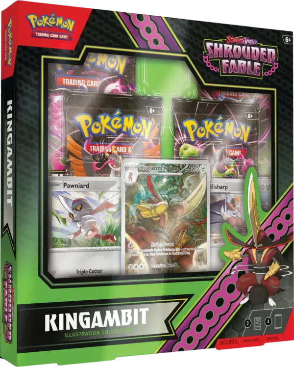 Pokémon Tcg: Scarlet &Amp; Violet - Shrouded Fable Kingambit Illustration Collection