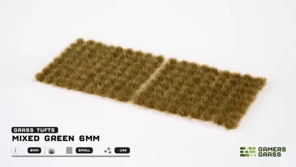 Gamers Grass Mixed Green 6mm Small