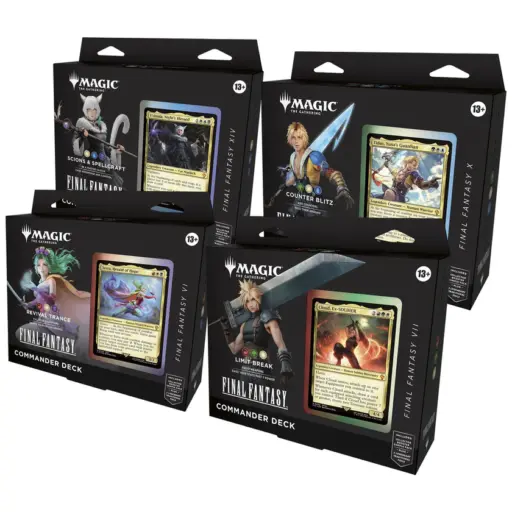 MTG - Final Fantasy Commander Deck Full Set (4 Decks) - EN