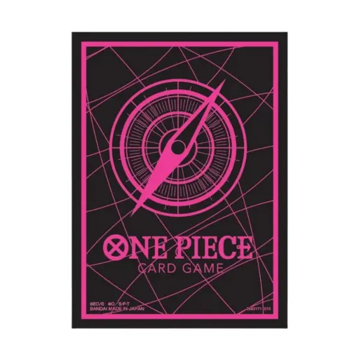 One Piece TCG - Official Card Sleeves Standard Black & Pink