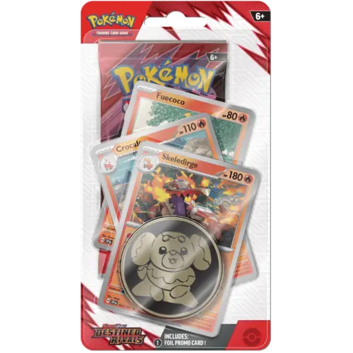 Pokémon Destined Rivals Premium Checklane Blister - Skeledirge