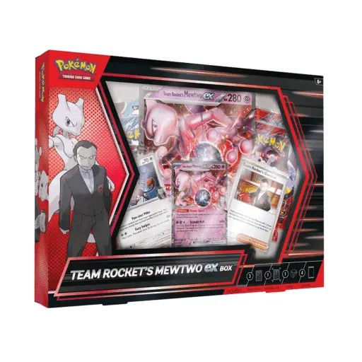 Pokémon Team Rocket's Mewtwo ex Box