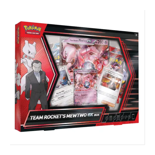 Pokémon Team Rocket's Mewtwo ex Box