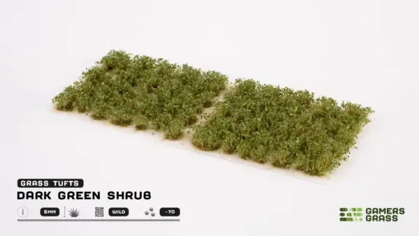 Gamers Grass Dark Green Shrubs (Wild)