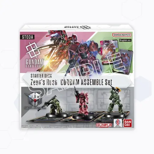Gundam Card Game - Gundam Assemble Starter Deck Zeon's Rush (ST03A) - EN