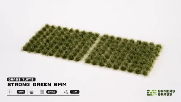 Gamers Grass Strong Green 6mm Small