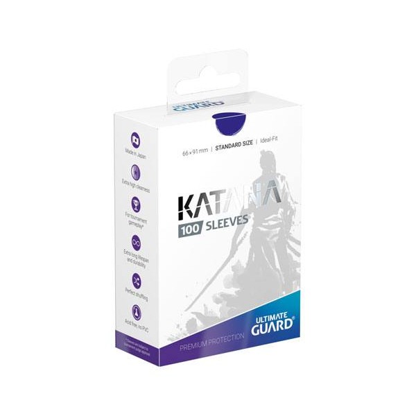 Ultimate Guard Katana Sleeves Standard Size (100) - Blue