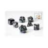 Sirius Dice - Dice Set - Pearl Charcoal Grey Acrylic Pearl Charcoal Grey Acrylic