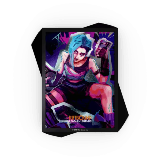 Riftbound: League of Legends TCG - Origins Jinx Art Sleeves (100 Sleeves)