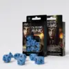 Classic Runic Glacier &Amp; Black Dice Set (7)