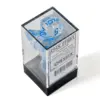 Dice-Borealis-Icicle-Box Chessex Borealis Mini-Polyhedral Icicle/Light Blue Luminary 7-Die Set