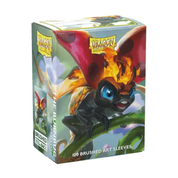 Dragon Shield - Brushed Art 'The Burnbug' - Matte - 100 Standard Size Sleeves