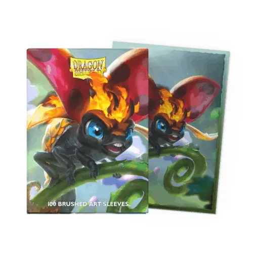 Dragon Shield - Brushed Art 'The Burnbug' - Matte - 100 Standard Size Sleeves