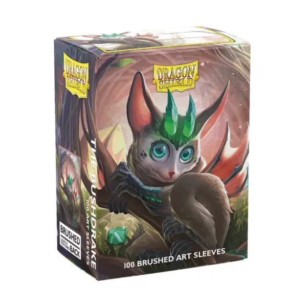 Dragon Shield - Brushed Art 'The Bushdrake' - Matte - 100 Standard Size Sleeves