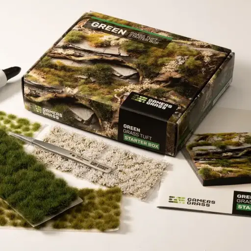 Gamers Grass Green Grass Tuft Starter Box