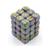 Chessex Signature 12Mm D6 With Pips Dice Blocks (36 Dice) - Festive Mosaic/Yellow