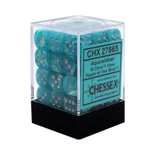 Cirrus Aqua w/silver