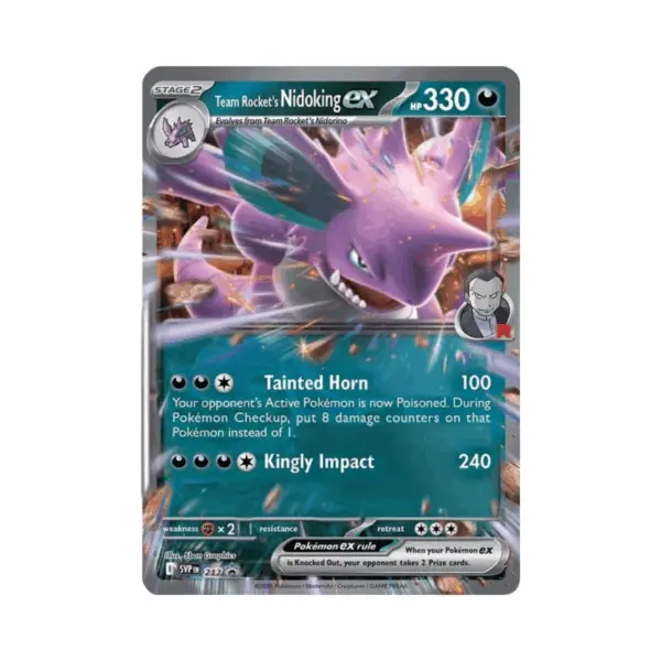 Pokémon Team Rocket Fall Ex Tin - Nidoking - En