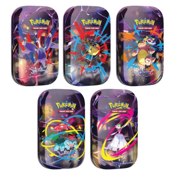 Pokemon Mega Heroes Tin Full Set Pokémon Mega Heroes Mini Tin