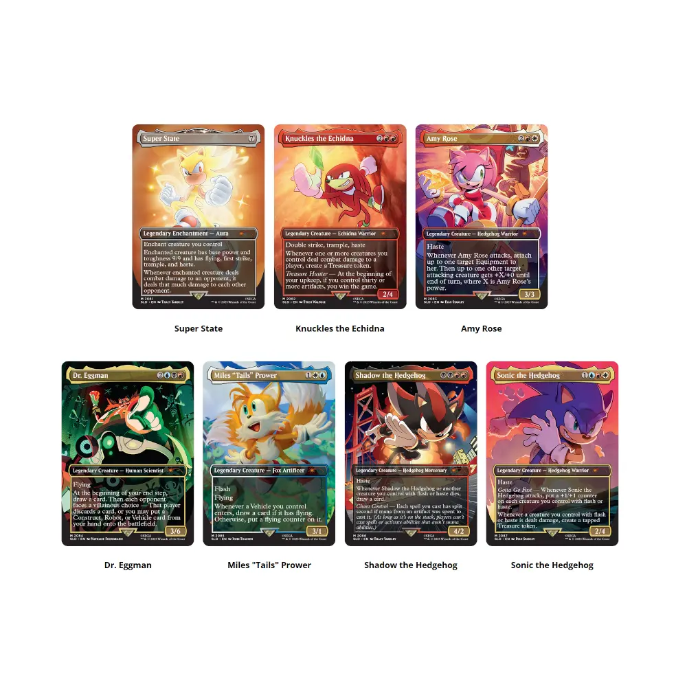 MTG - Secret Lair X Sonic: Friends & Foes (non-foil) - GG Lounge
